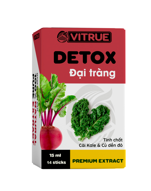 VITRUE Detox Đại Tràng, đào thải độc tố và bảo vệ đại tràng