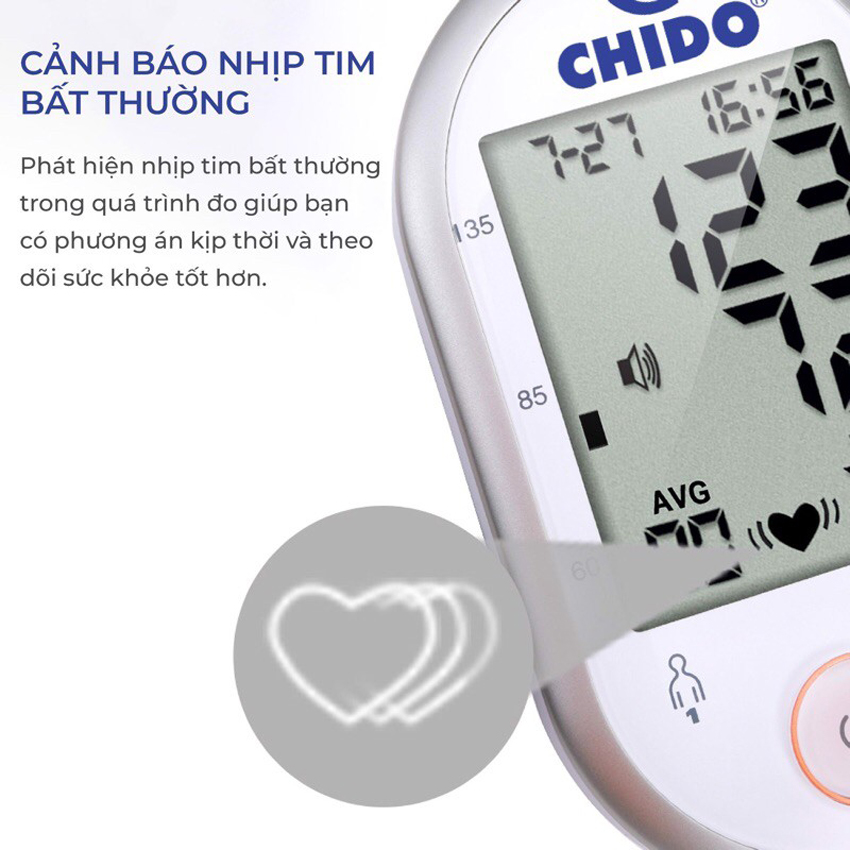 Máy đo huyết áp cảm ứng CHIDO – Hàng chính hãng