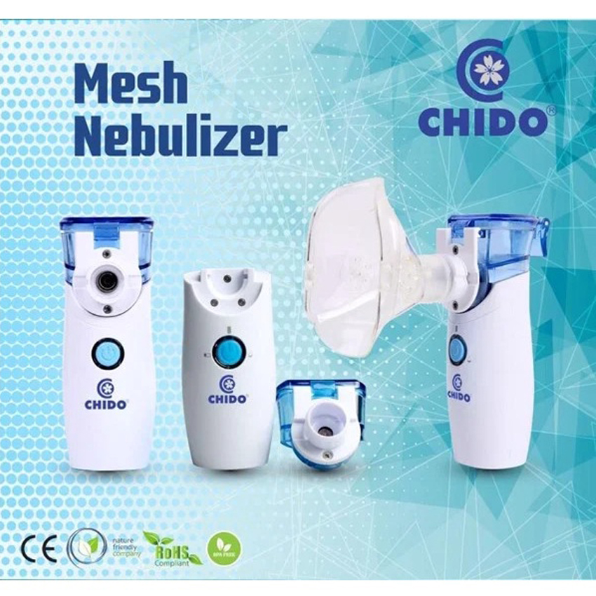 Máy xông mũi họng điện dung cầm tay CHIDO – Hàng chính hãng
