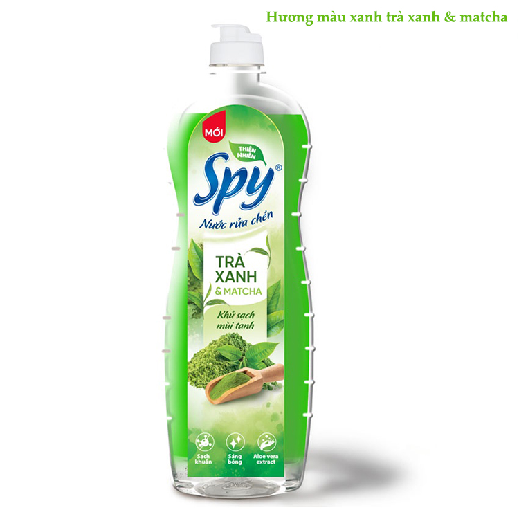 Nước rửa chén SPY Dung tích 760ml – 4 mùi hương .