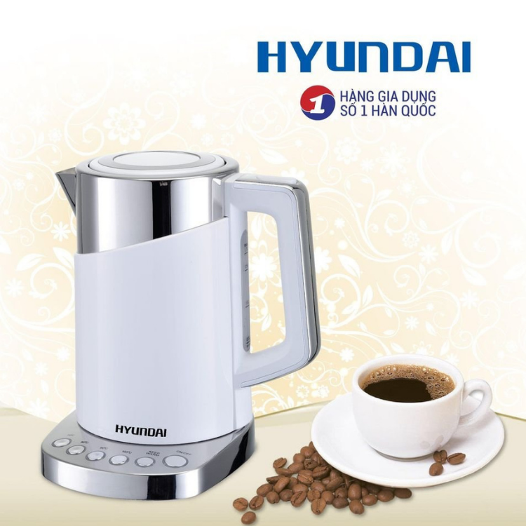 Ấm siêu tốc Hyundai HDE 5000W 1.7L - Bảo hành chính hãng 12 tháng
