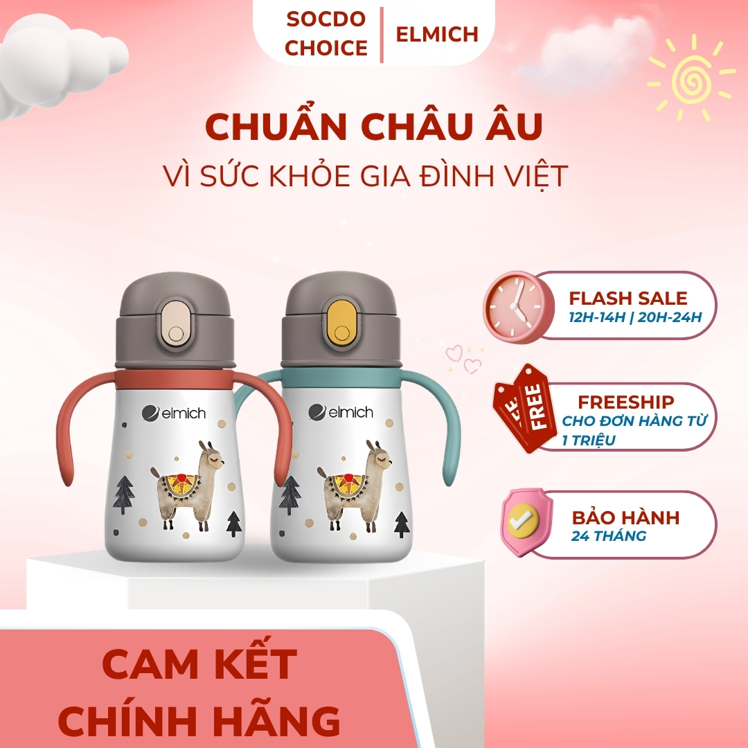 Bình giữ nhiệt baby inox 316 Elmich EL8317 dung tích 360ml