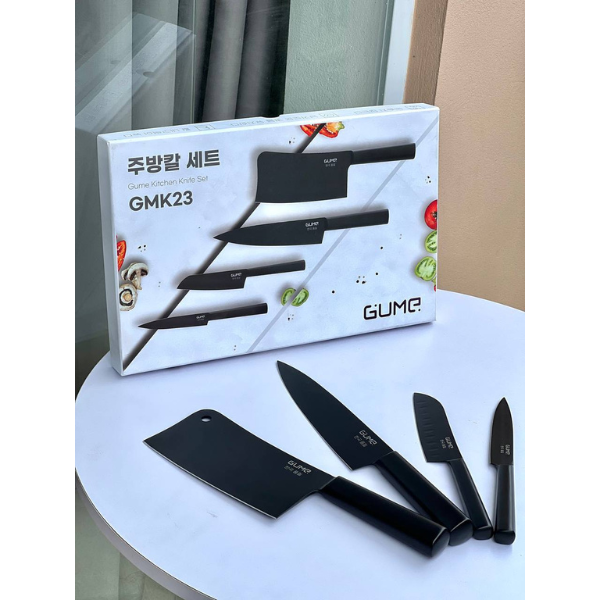 Bộ dao Gume GMK23, Hàn Quốc 4 món thiết kế đẹp siêu sắc bén