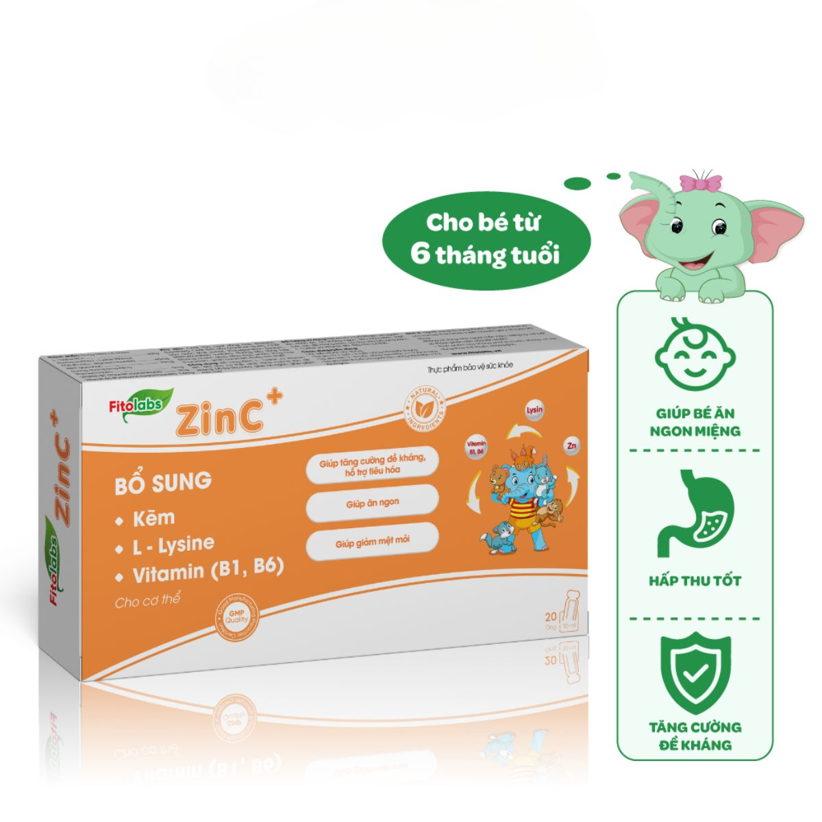 Kẽm Hữu Cơ Fitolabs ZinC – Giải Pháp Tăng Sức Đề Kháng Hiệu Quả Cho Bé