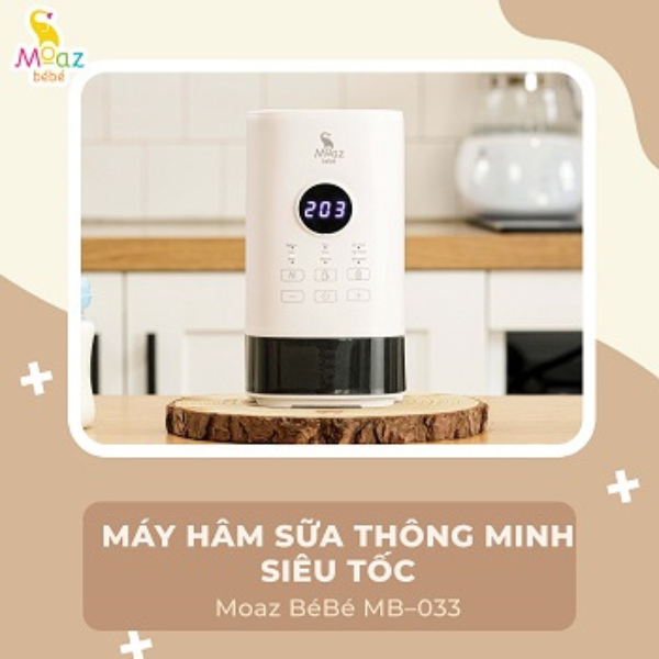 Máy hâm sữa thông minh siêu tốc Moaz BéBé MB – 033