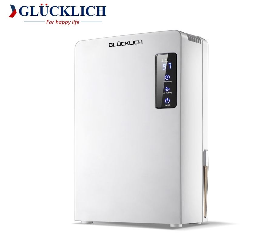 Máy hút ẩm lọc không khí GLUCKLICH GL-2200A 750ml/ngày - Có chức năng lọc không khí, hẹn giờ