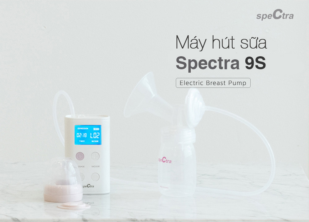 Máy Hút Sữa Điện đôi Spectra 9S Chính Hãng (Bảo Hành 1 Năm)