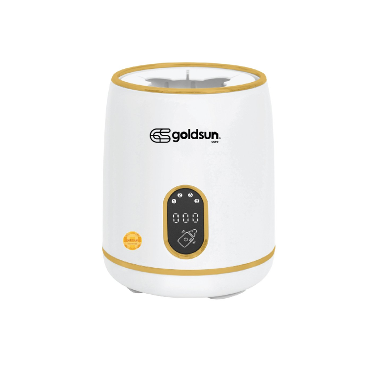 Máy lắc bình sữa Goldsun Care GCMS02OR 3 tốc độ quay