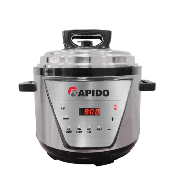 Nồi áp suất điện đa năng Rapido RPC900-D hàng chính hãng bảo hành 12 tháng