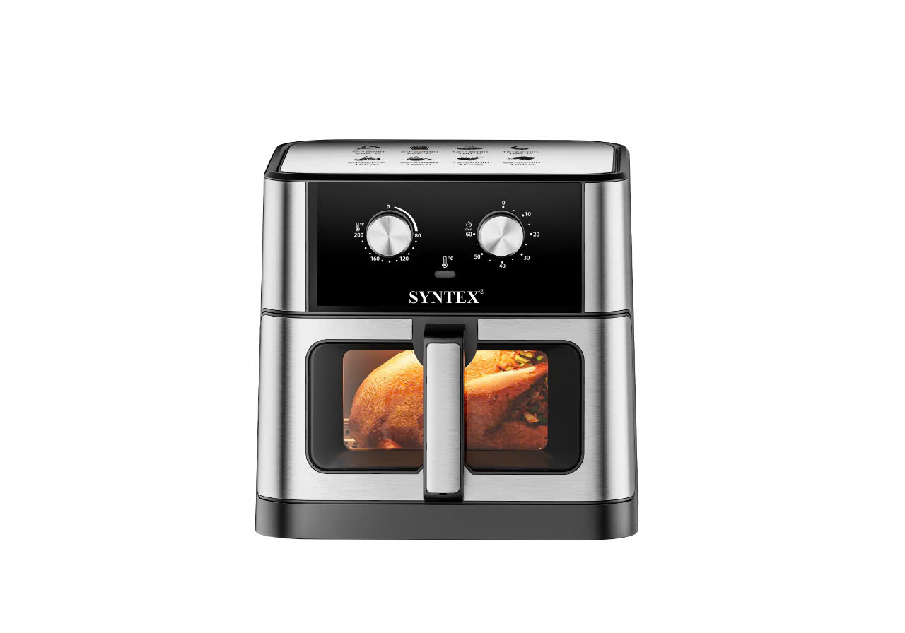 Nồi Chiên Không Dầu Syntex SF12 12L Cao Cấp - Chiên Giòn Healthy, Tiết Kiệm Dầu Cho Gia Đình 4-6 Người