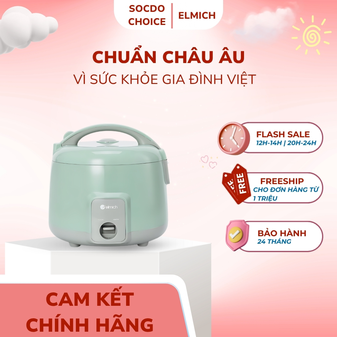 Nồi cơm điện Elmich RCE-9126 dung tich 1.2L