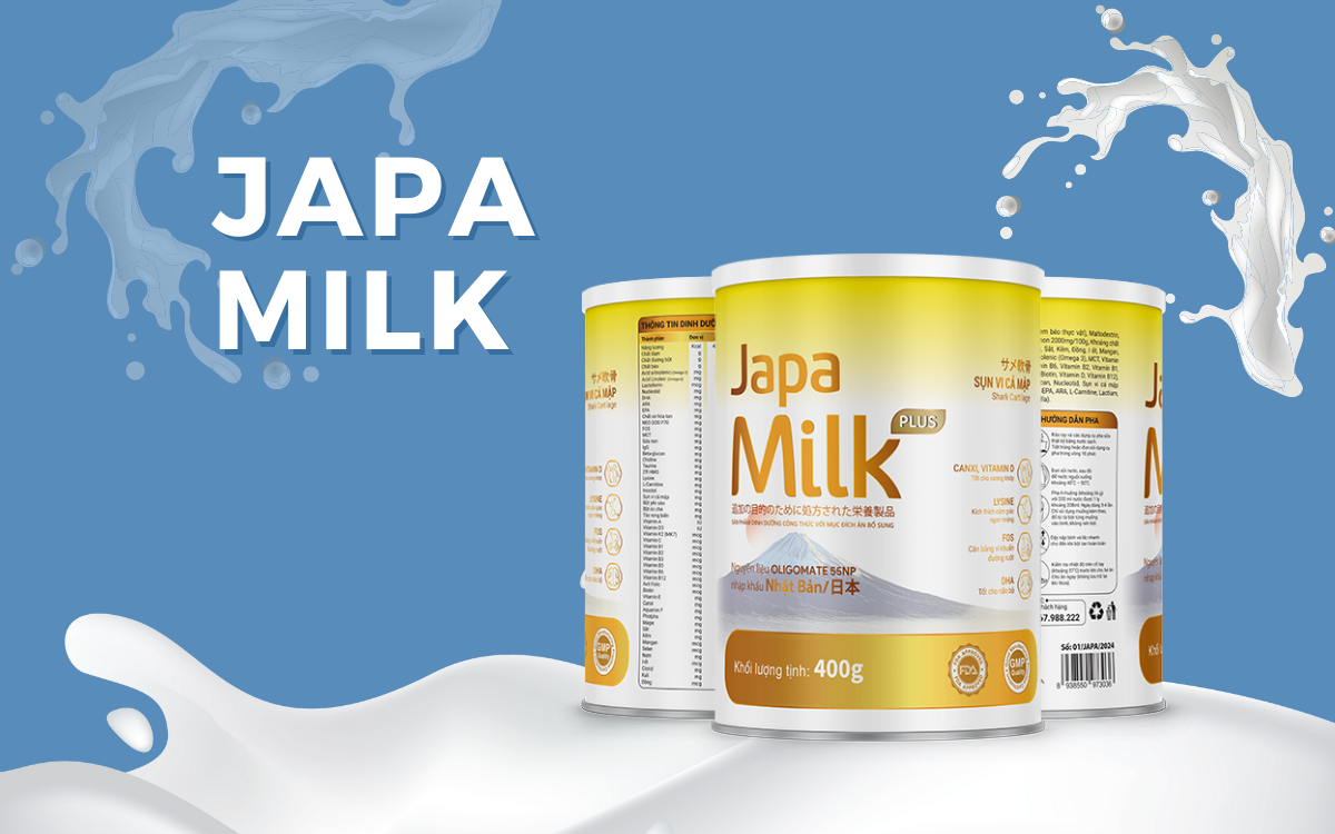 Sữa non Japa - Lựa chọn thông minh cho bé biếng ăn và chậm tăng cân