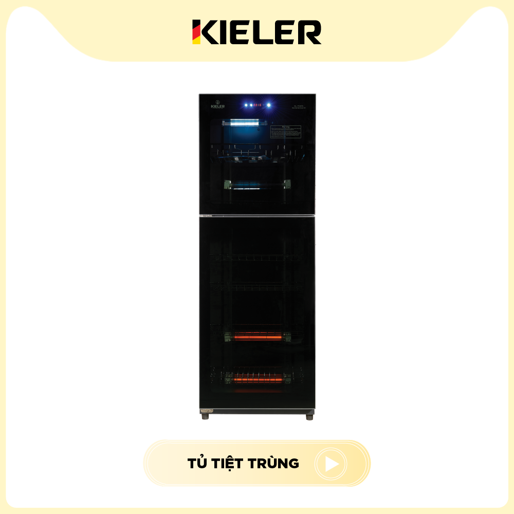Tủ sấy chén tiệt trùng cảm ứng Kieler KL-TC 575, dung tích 380L